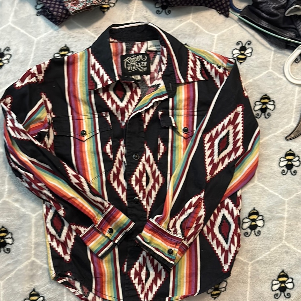Roper Vintage Multicolor Western Shirt Size XS